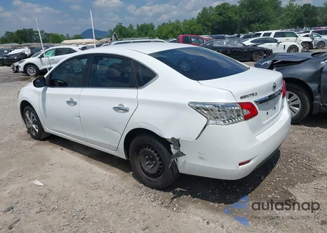 2014 Nissan Sentra Fe+ S/Fe+ Sv/S/Sl/Sr/Sv z USA, uszkodzony, nr VIN 3N1AB7AP8EY287378